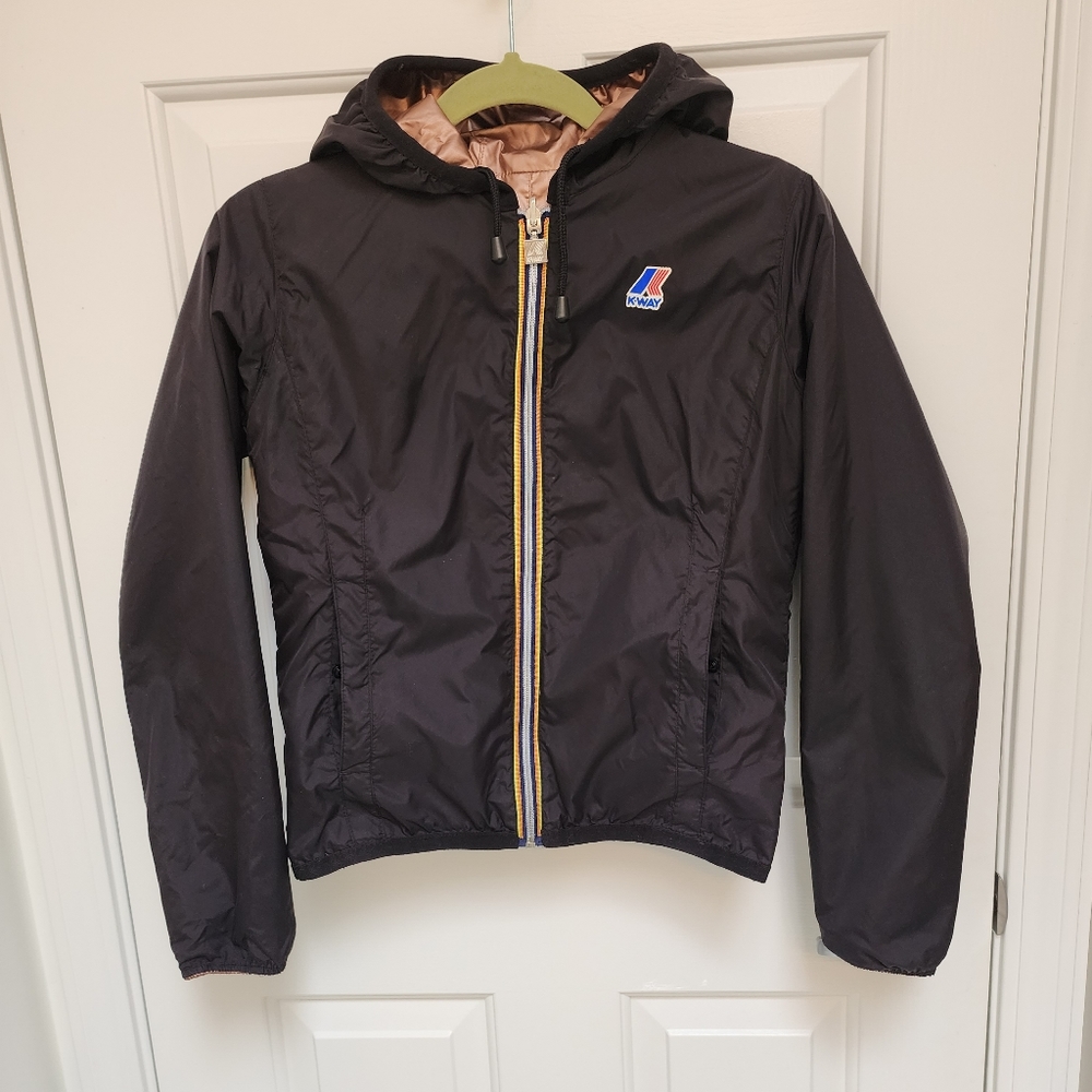 K-Way reversible waterproof windbreaker xs